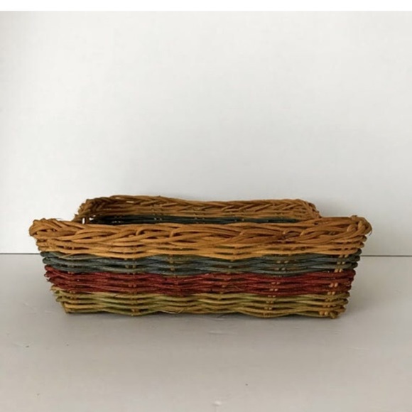 Three Vintage Philippine natural wicker baskets - Picture 6 of 6